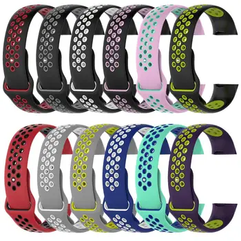 

Silicone Multihole Watch Band Wrist Strap For Fitbit Charge 3 Band Fitbit Charge3 Smart Bracelet Fit bit Wrist Band Straps S / L