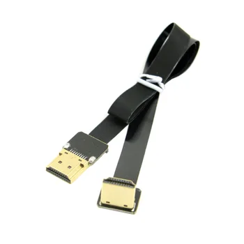 

Xiwai CYFPV HDMI Type A Male to HDMI Male HDTV FPC Flat Cable 20cm 50cm for FPV HDTV Multicopter Aerial Photography Down angled