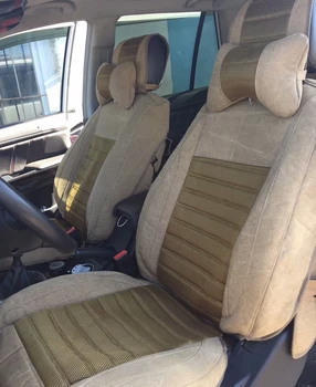 

TO YOUR TASTE auto accessories universal luxury canvas car seat cushion set for Kia Optima Carens Sportage Cadenza long-lasting