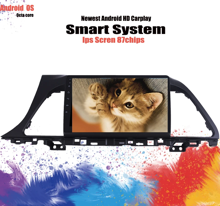 Perfect 9" HD 4+64GB Head Unit Car Stereo Radio GPS Head Unit For 2015 2016 2017 2018 Hyundai Sonata Android 9.1 Multimedia Player 5 Perfect 9" HD 4+64GB Head Unit Car Stereo Radio GPS Head Unit For 2015 2016 2017 2018 Hyundai Sonata Android 9.1 Multimedia Player 5