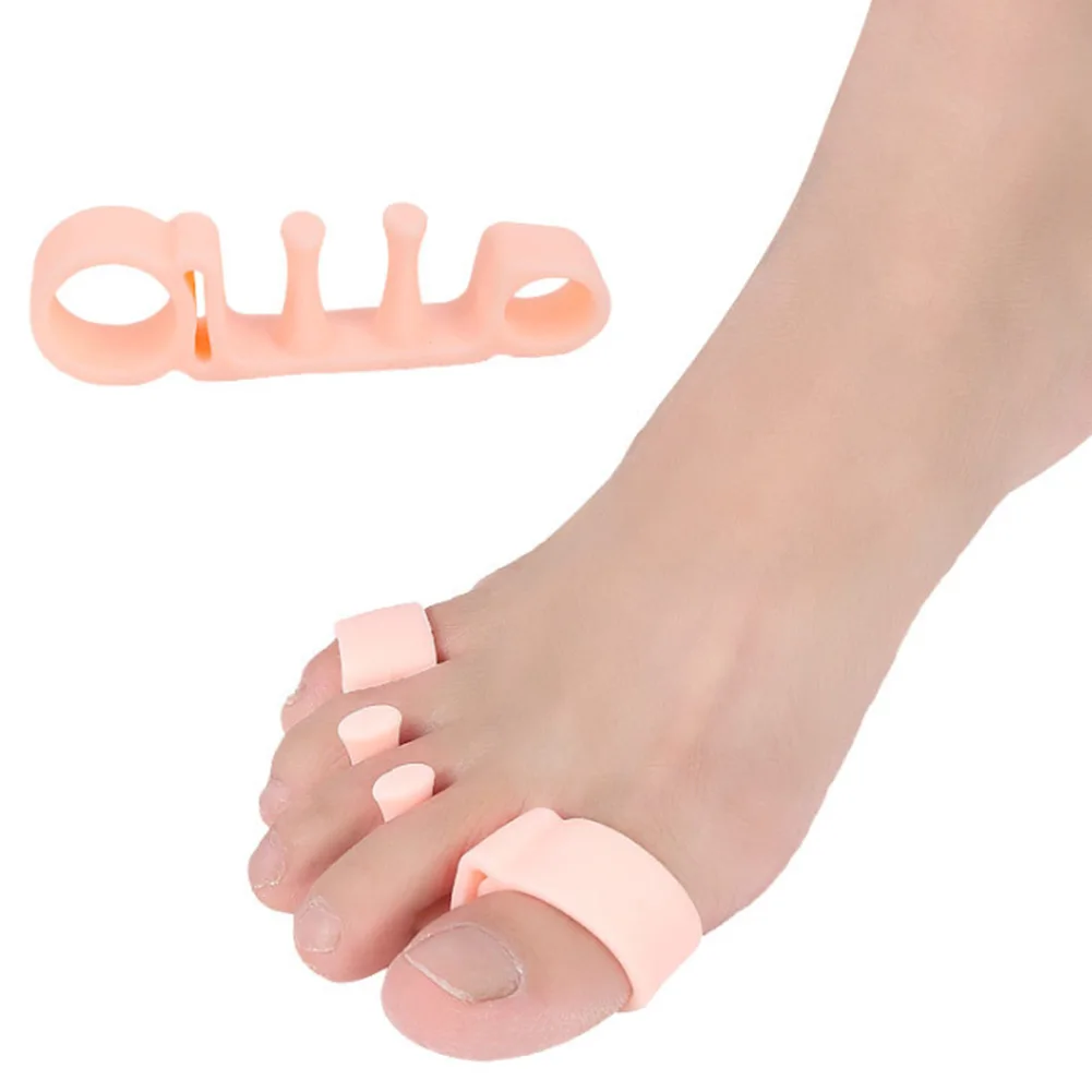 

Sock Bone Toe Separator Adjuster Hallux Valgus Foot Care Thumb Straightener PU Orthopedic Bunion Corrector Feet Three-arch