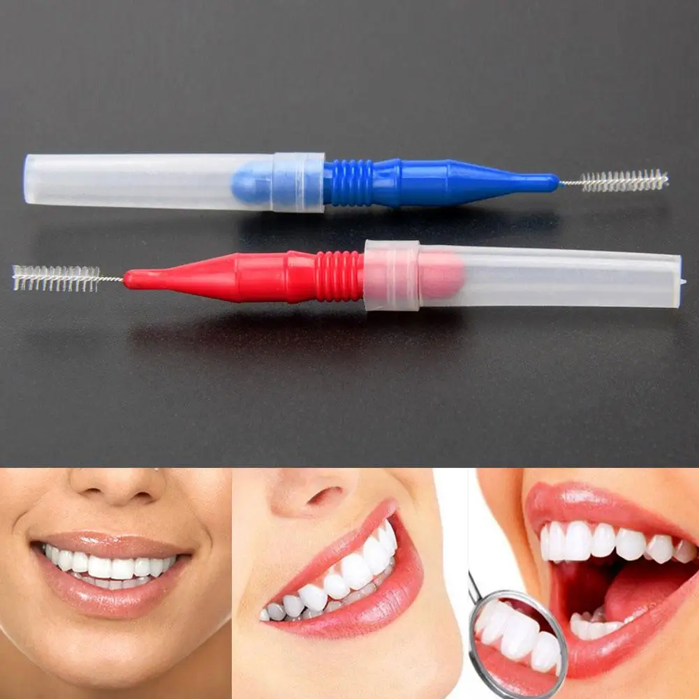 10 шт. межзубная щетка для зубной гигиены зубная нить зубочистка уход за полостью рта очиститель для инструмента межзубная щетка Зубная