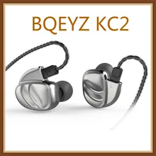 BQEYZ KC2 2BA+ 2DD Гибридный привод металла в ухо наушники Hi-Fi монитор DJ наушники для бега наушники 2Pin съемный кабель