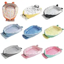 Портативное детское гнездо кровать для новорожденных Детская кроватка Люлька-качалка детская кроватка ясли Путешествия складной спальный путешествия детская кроватка с бампером