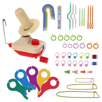 

Hot Handheld Yarn Winder Swift Fiber String Ball Wool Winder Holder Practical String Winding Machine Sewing Accessories Knittin