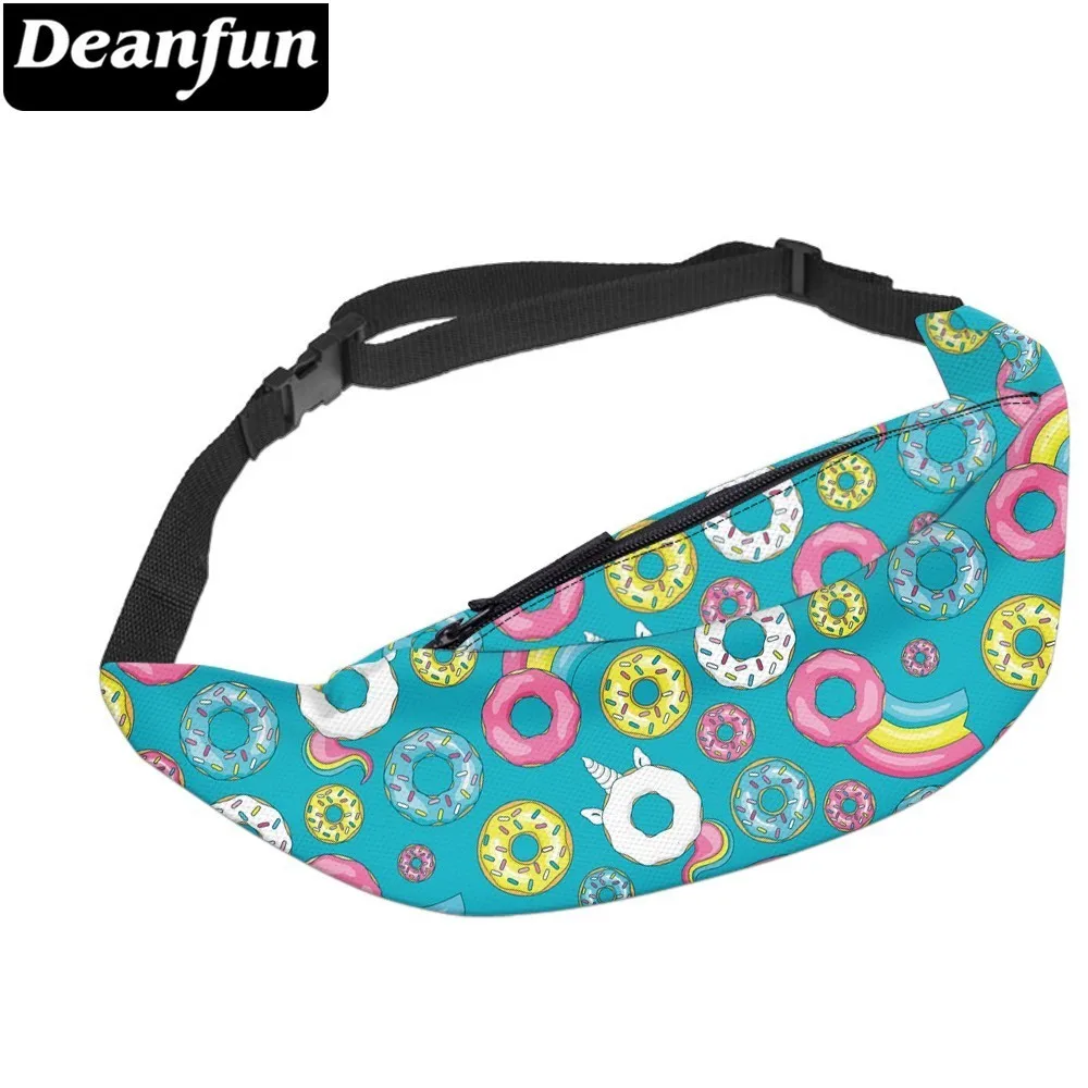 

Deanfun Waterproof Donut Unicorn Waist Pack Belt Bag Waist Bags Hip Bum Bag Adjustable Strap for Phone Keys Dropshipping YB-61