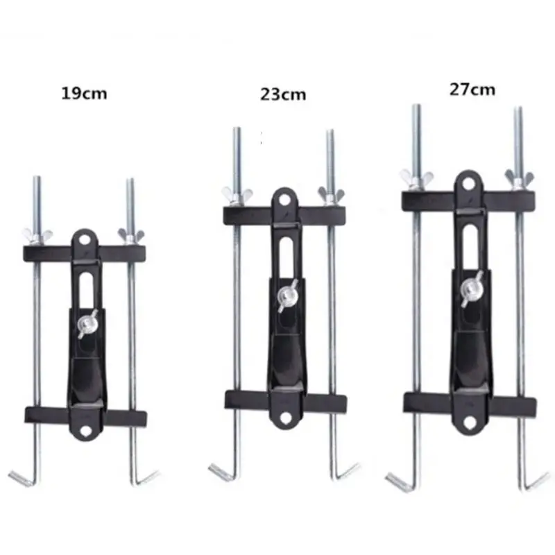 Universal Metal Adjustable Battery Holder Stabilizer Mount Storage Rack Fixed Bracket Stand Automobile Car 19/23/27CM
