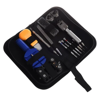 

13pc watch repair tool kit in nylon bag