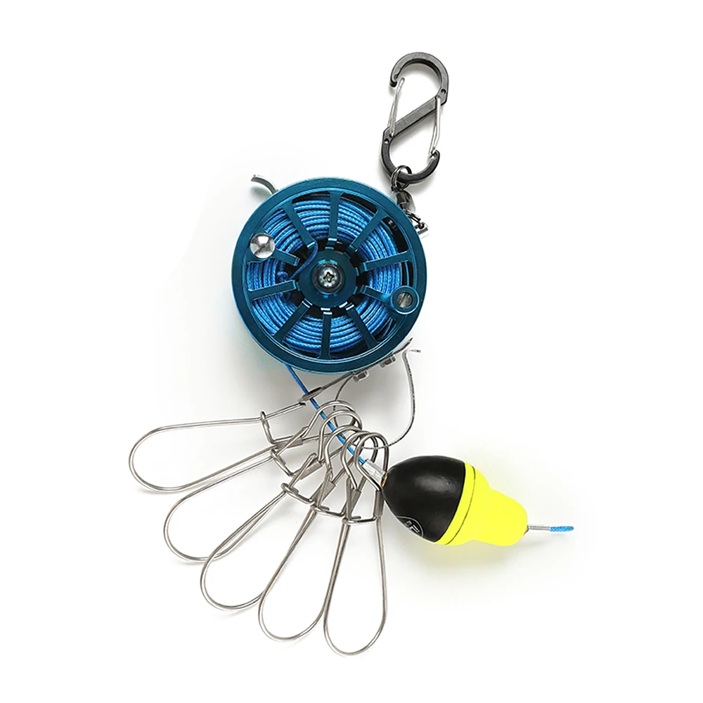

Fishing Lock Buckle Stainless Steel Live Fish Lock Belt Fishing Stringer Fishing Tackle 5 Snaps For Accessories