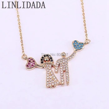 

8Pcs High quality cubic zirconia Charm Necklace fashion Jewelry for Women