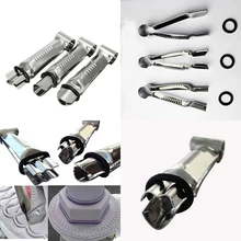 JX-LCLYL 3 шт. нержавеющая сталь торт кружева кривой зажимы помадка границы Зажим Щипцы Резак