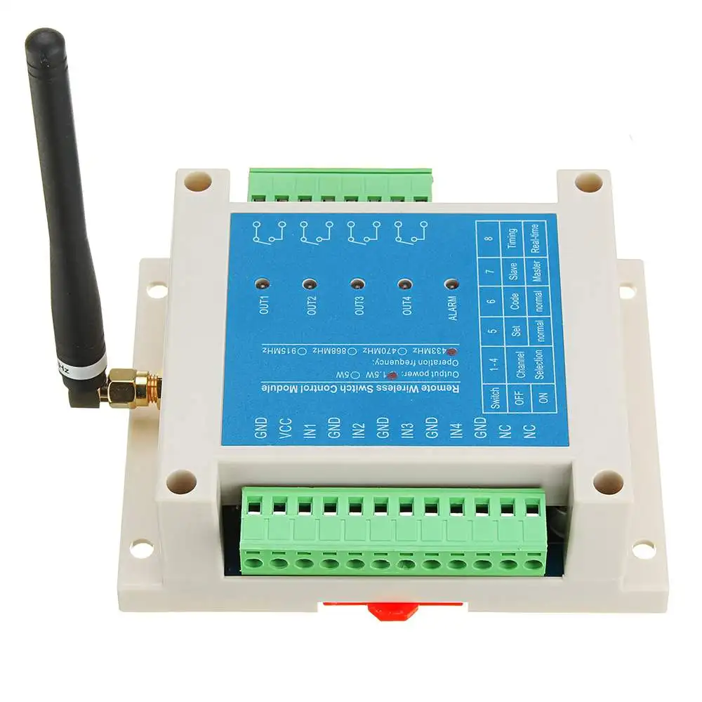 

1.5W SK109 Four Channel Wireless Switch Controller Remote Control Switch Module relay module