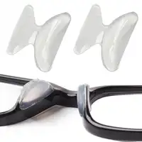 Горячая 1 пара мягкие Нескользящие силиконовая носовая фиксирующая Накладка для очков очки солнцезащитные очки самоклеящиеся очки