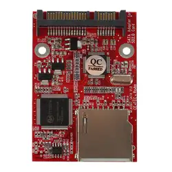 SD SDHC MMC до 7 + 15 Pin SATA адаптер для ПК Mac Linux Windows HDD/SSD 32 ГБ макс