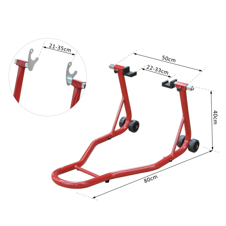 Titanio Homyl Kickstand Soporte montaje Extensi/ón Almohadillas Accesorios de 80 mm moto compatible con F800GS 2008-2015