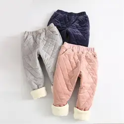От 5 до 10 лет детские брюки для мальчиков и девочек, Осень-зима, бархатные теплые штаны, спортивные штаны для девочек, нижняя одежда