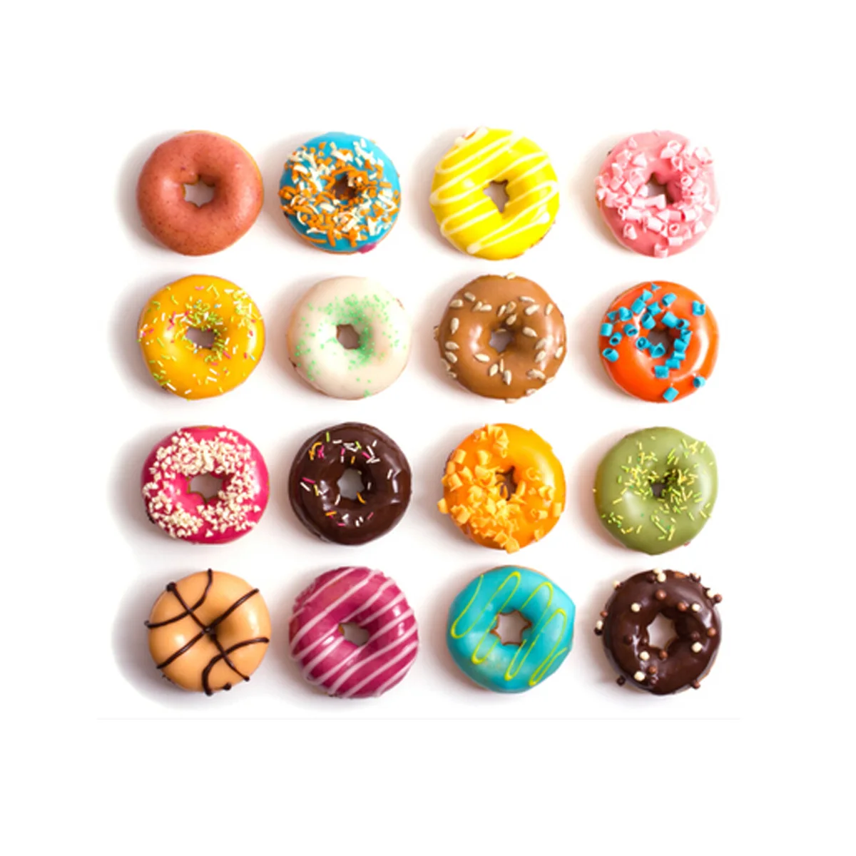 

1Pcs Round Shaped 8 Holes Silicone Donut Doughnut Chocolate Muffin Pan Maker Soap Cake Mold Angel Circle Pudding Baking Mould