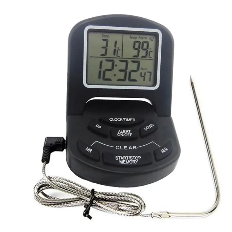 Boiling Syrup BBQ Oven Meat Temperature Probe Electronic Food