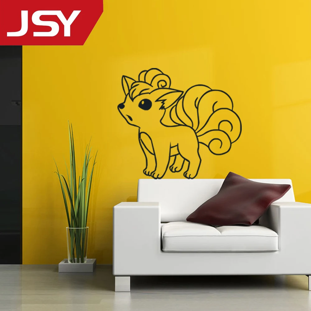 

Jiangs Yu 1 PC Cartoon Pocket Monste Wall Stickers Cute Pokemon Home Kids Room Living Room Bedroom Wall Decals Wallpaper