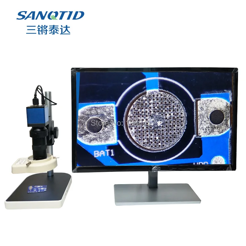 2.0MP 1080 P 60fps HDMI High Definition Microscoop Industriële Camera 130X Mobiele Horloge Reparatie Elektronische Componenten Test