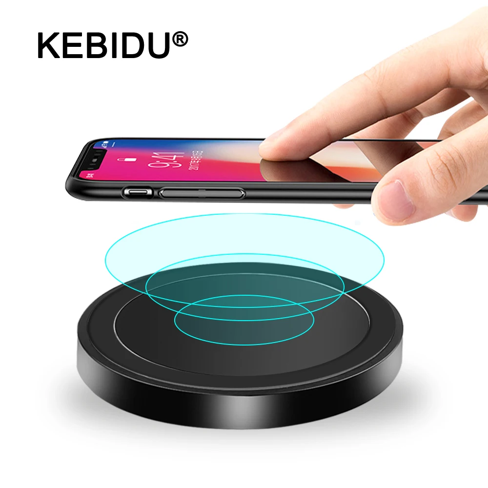 

KEBIDU 5W Universal Wireless Charger For Samsung S8 S9 Fast Charging For IPhone Xs Max XR X 8 Plus QI Wireless Charger