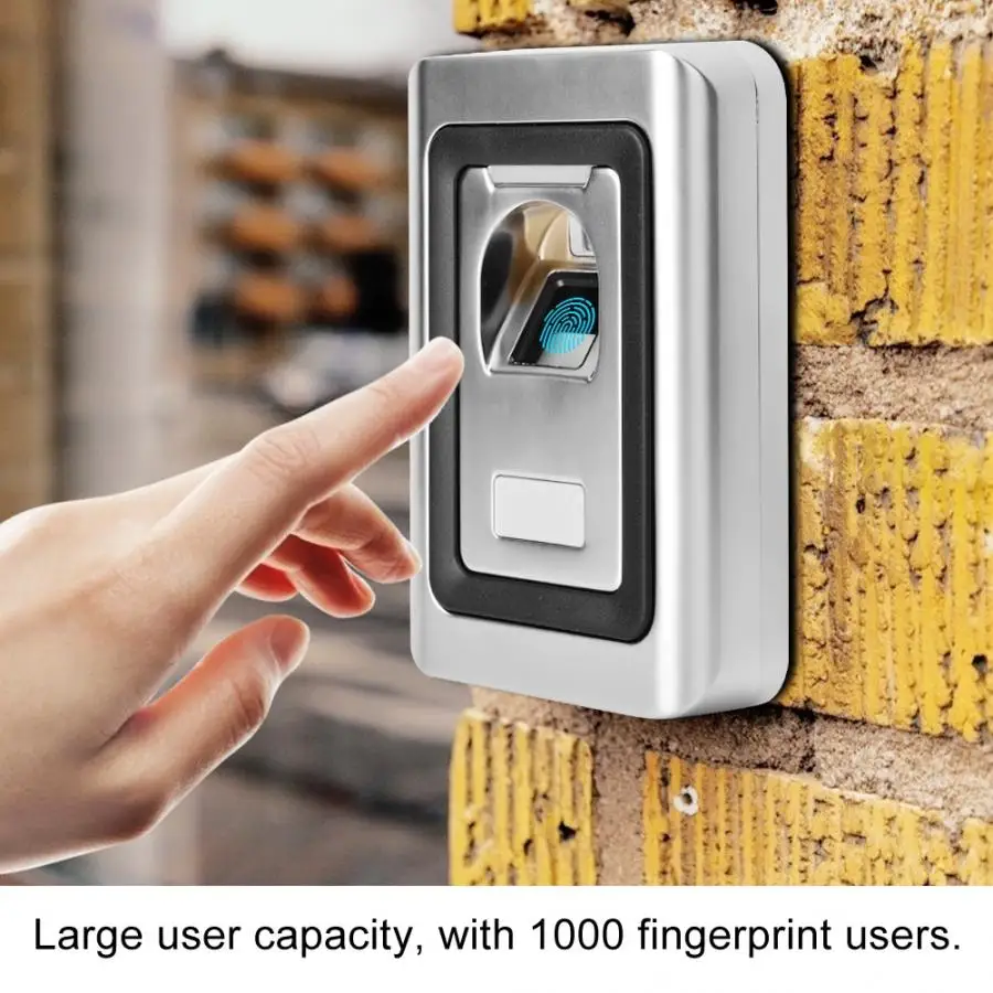 

DC 12V Metal Fingerprint Door Access Control System 1000 Users 2019 New