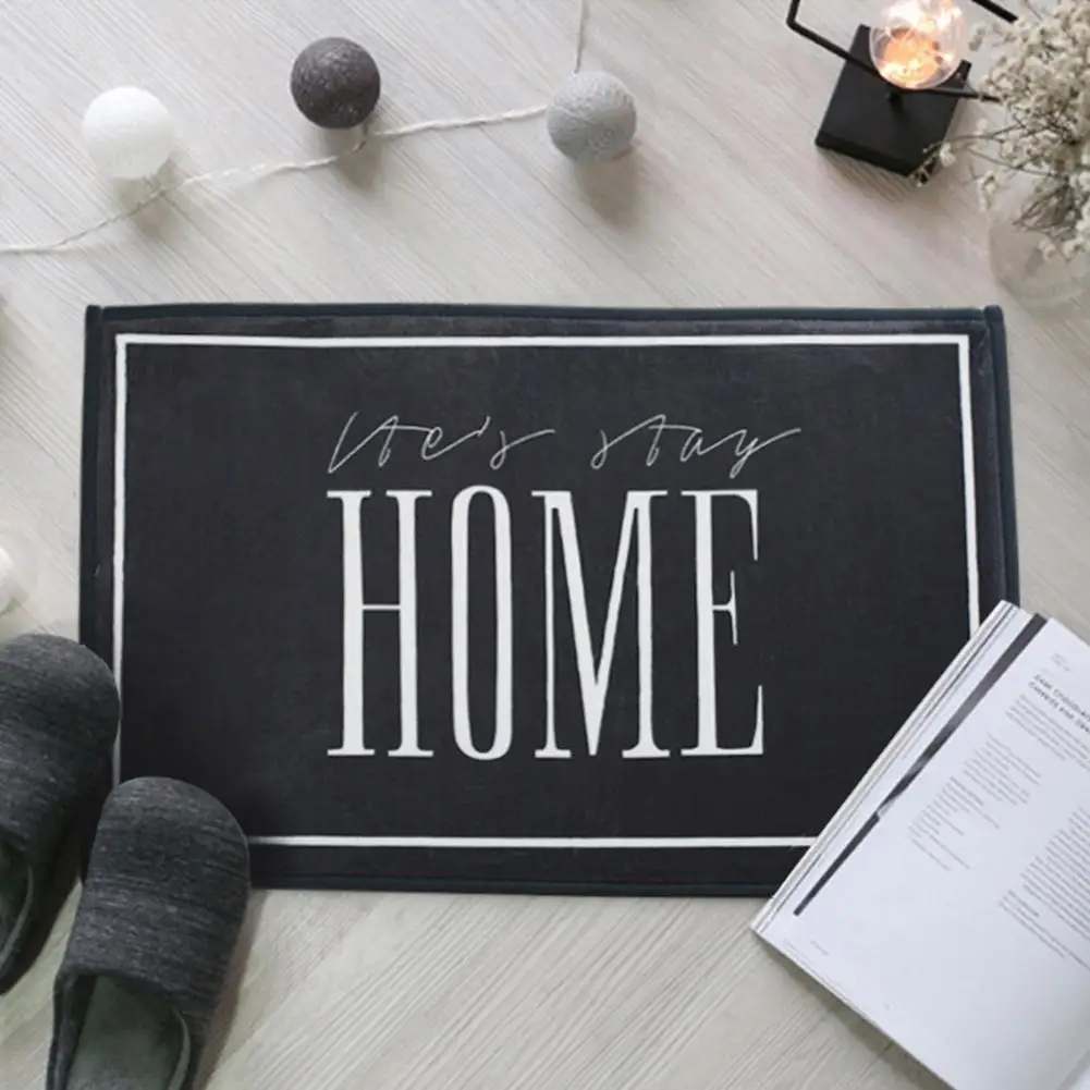 

Letter Printing Floor Mat for Home Kitchen Decoration