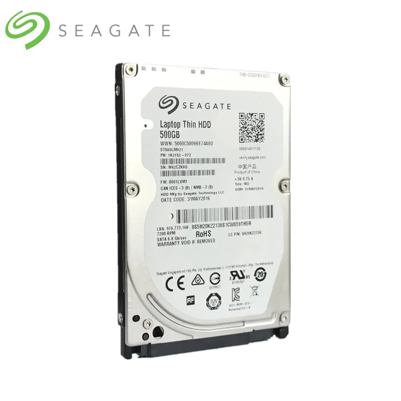 Жесткий диск для ноутбука Seagate 500 Гб 7200 об/мин 2 5 дюйма внутренний HDD HD жесткий SATA III