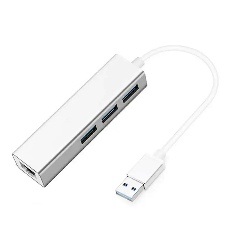 

Ult-Best 3 Ports Usb 3.0 Hub Network Adapter Usb 3.0 To Ethernet Rj45 Lan Gigabit Adapter Supports Nintendo Switch For 10/100/