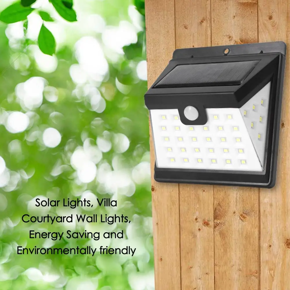 40 LED Sunlight Body Induction Wall Lamp Outdoor Garden Street Lamp White Light Waterproof Lighting Emergency Lamp