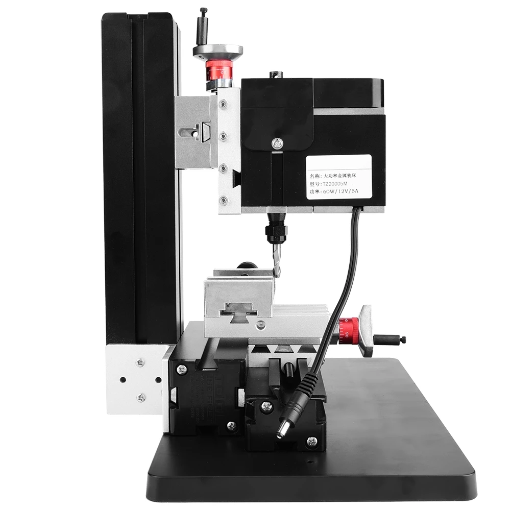 60 Вт 12000 об/мин мини металлический токарный станок DIY Миниатюрный фрезерный станок Миллер 100-240 В