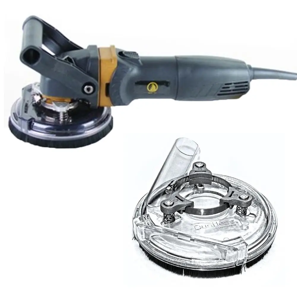 

Dust Control Cover For Hand Grinder Angle Grinder Durable Visible Dust Cover Connection Suction Machine Grinding Angle Cover
