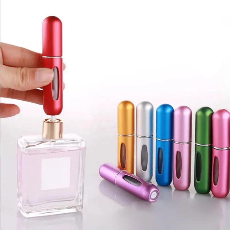 5ml Refillable Mini Perfume Spray Bottle Aluminum Spray Atomizer