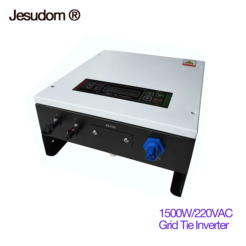 

Solar Grid Tie Inverter 1500W DC100-500V to AC220V/110V Solar Pure Sine Wave On Grid Inverter For Solar Energy Home System