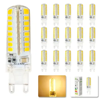 

15PCS G9 led 3W AC110V G9 led lamp Led bulb SMD 2835 Lampada LED light 360 degrees Replace 30/40W halogen lamp light