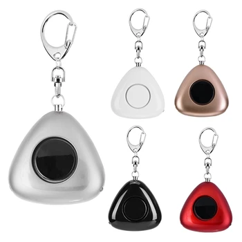 

Personal Defense Protection Triangle Alarm Keychain 120db Women Emergency Alarm with LED