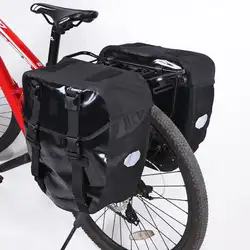 40L задняя стойка велосипеда сумка водостойкая кожа Велоспорт навесная задняя велосипедная сумка Паньер сумка MTB дорожный велосипед сумка