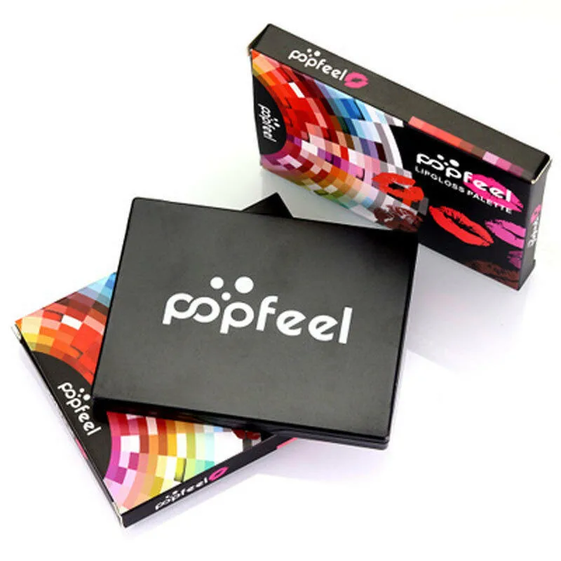 Popfeel beauty 15 цветов матовый блеск для губ Губная помада, косметика, макияж Палитра Набор