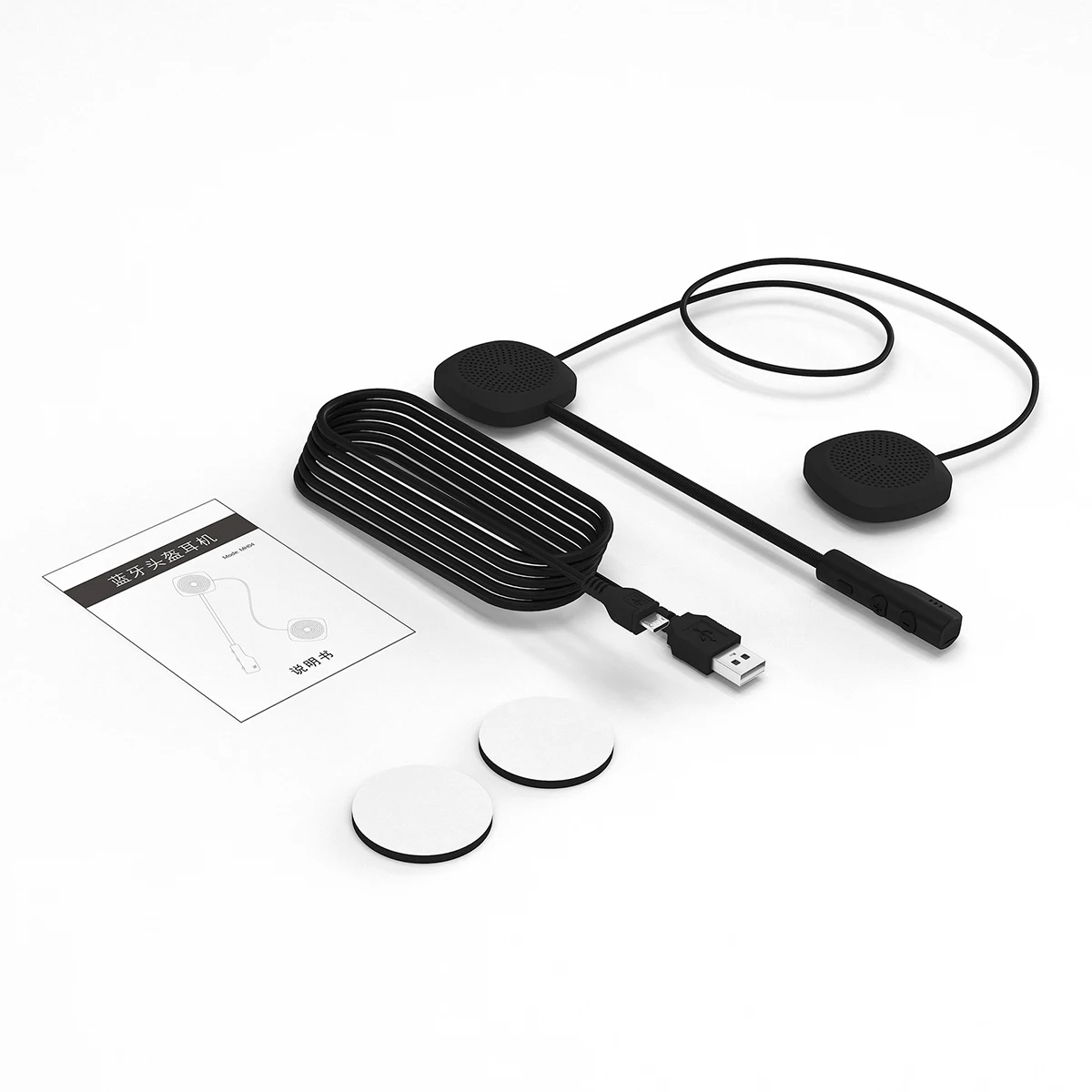 SOONHUA Universal Bluetooth 5 0 Headset Motorcycle Helmet Hands Free Headphone Long Standby Time Support iPhone battery display