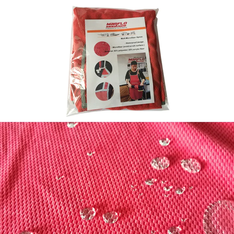 Paint Care Cleaning Waterproof Apron Car Wash Microfiber Apron MARFLO Professional Auto Detailing Waterproof And Dustproof Cloth