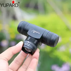 YUPARD T6 светодиодный налобный фонарь фар 1000Lum Масштабируемые Zoom IN/OUT Adjust 5 Режим Водонепроницаемый 3xaaa 1x18650 аккумуляторная батарея camp