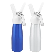 500 мл Алюминиевый взбитый десертный Крем Диспенсер Для Масла Виппер пенообразователь с 3 насадками десерт торт инструменты для украшения