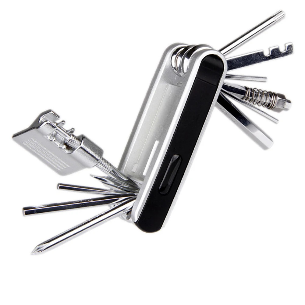 buy 13 in 1 Multifunctional Mtb Bicycle Cycle Repair Tools Bike Spoke Wrench Chain Rivet Extractor Tool Kit Set Accessorie