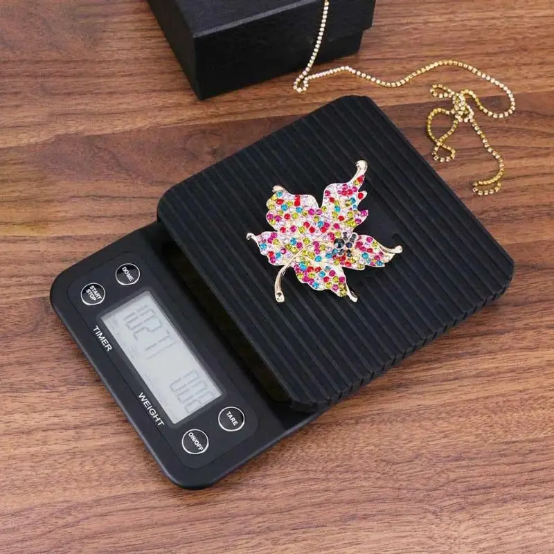 Кг/3 кг/0,1G Lcd электронный цифровой ювелирные весы дома Кофе таймер весы мини Портативный Кухня электронные весы