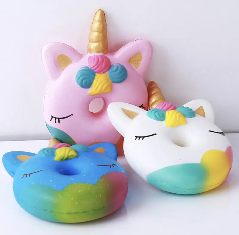 

Cute Kawaii Cartoon Unicorn Big Squishy Toys Slow Rising Cream Scented Squeeze Toys Novelty Gift