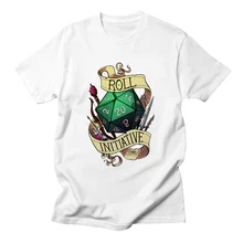 Роликовая акция, игровая футболка для видеоигр, Dnd подземелья, драконы, D20 D, критическая роль, зона приключений, 20 сторонних штампов