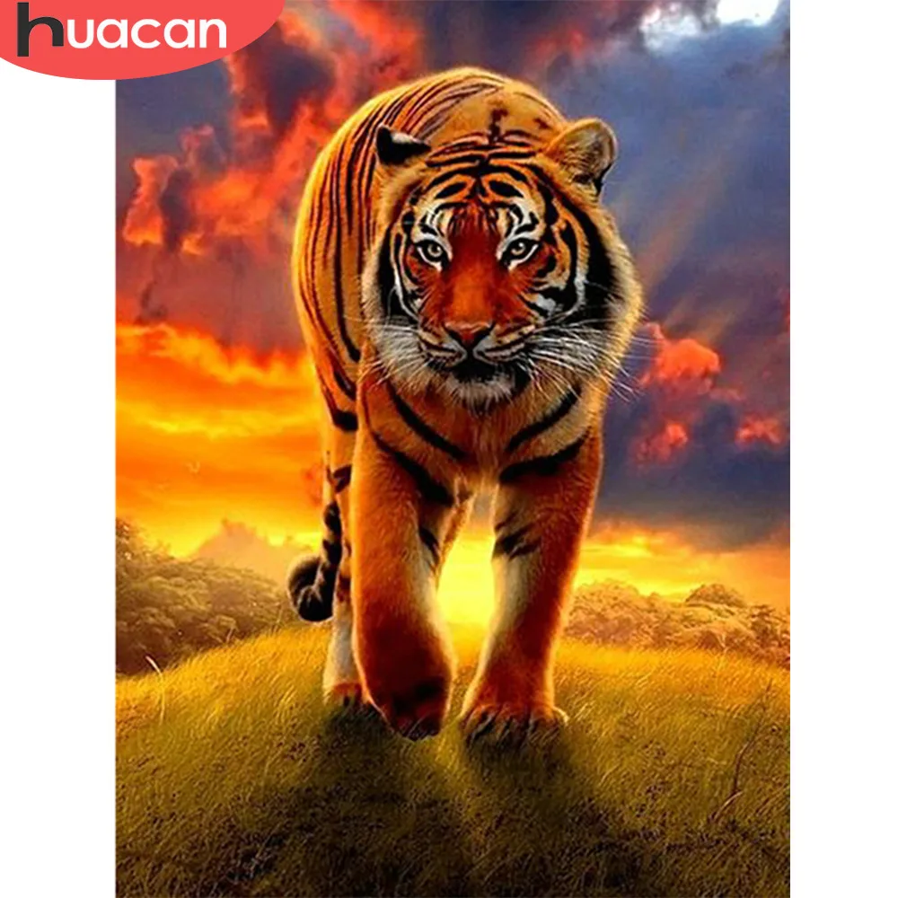 

HUACAN Diamond Embroidery Animals Diy Diamond Painting Rhinestone Paintings Sale Cross Stitch Diamond Hobby And Handicraft