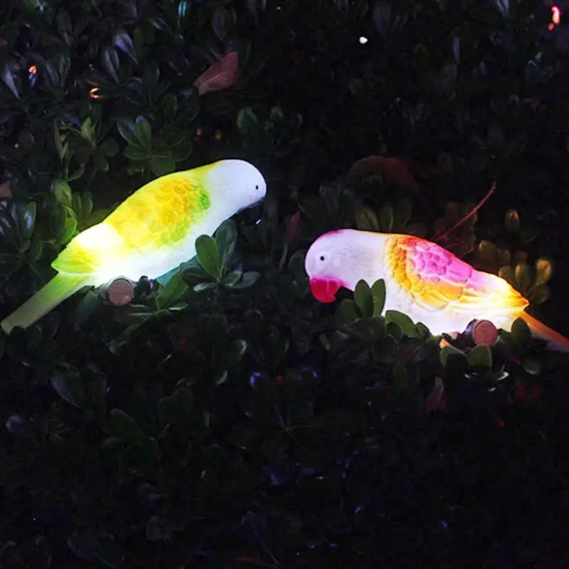 

4pcs Waterproof LED Solar Parrot Lamp Outdoor Garden Landscape Night Light Colorful LED Light