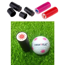 4 Pieces Quick Drying Golf Ball Stamper Golfer Stamp Marker Training