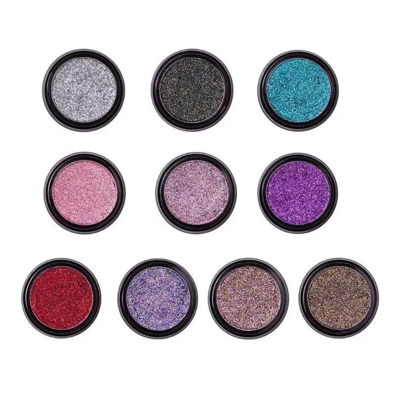 

Glitter Shimmer Sequins Eyeshadow Palette Long Lasting Pigment Eye Make Up